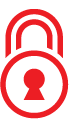 red lock icon