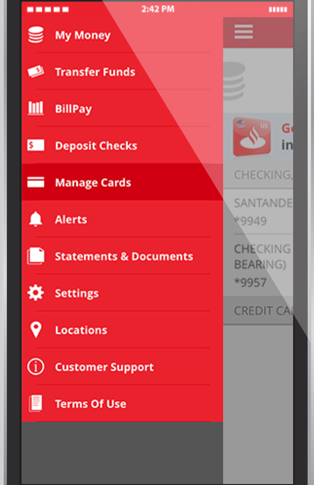 Change Your PIN In Our Mobile Banking App - Santander